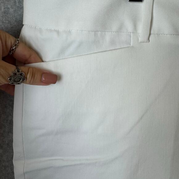 Limited White Pants Women’s Plus Size 22W Stretch Comfortable Ankle Pockets New - Picture 5 of 13